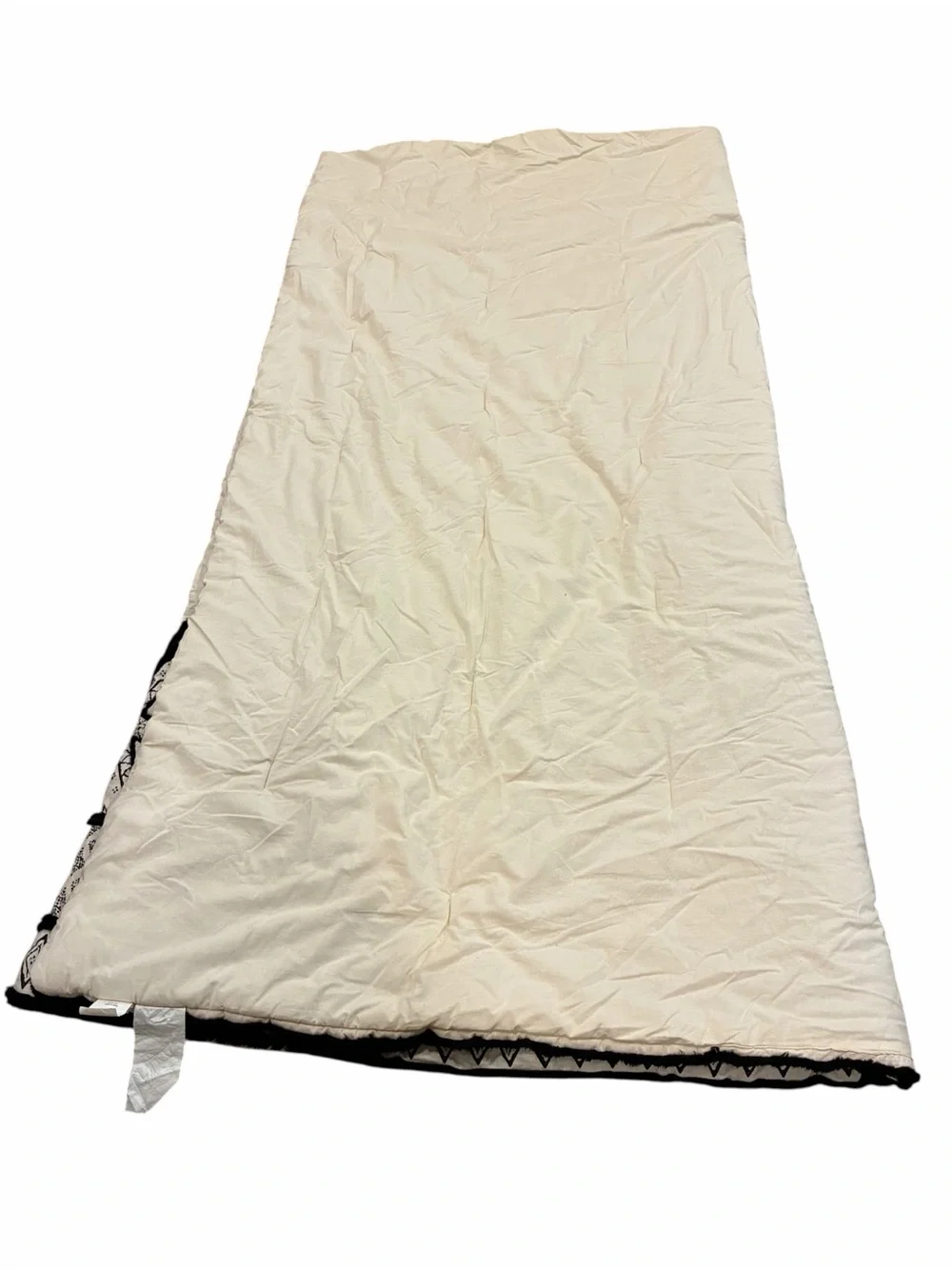 Ink+Ivy Cotton Flax Marta Comforter Chenille Textured Mountain Pattern Trim Full